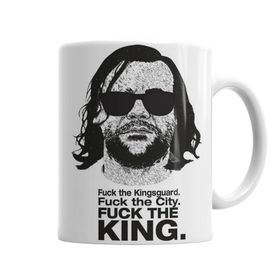 Baskı Dükkanı KB458 Fuuck The King Porselen Kupa Bardak