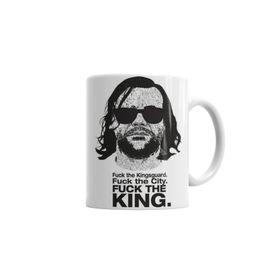 Baskı Dükkanı KB458 Fuuck The King Porselen Kupa Bardak