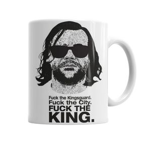 Baskı Dükkanı KB458 Fuuck The King Porselen Kupa Bardak