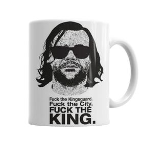 Baskı Dükkanı KB458 Fuuck The King Porselen Kupa Bardak
