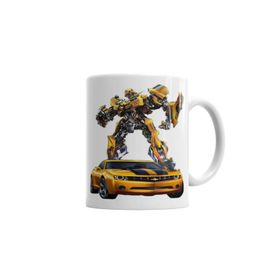 Baskı Dükkanı KB4605 Bumblebee Transformes Porselen Kupa Bardak