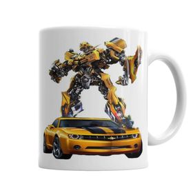 Baskı Dükkanı KB4605 Bumblebee Transformes Porselen Kupa Bardak
