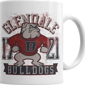 Baskı Dükkanı KB4607 Bullgods Pug Köpek Porselen Kupa Bardak
