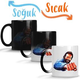 Baskı Dükkanı KB4616 Bud Spencer The Legend Porselen Kupa Bardak