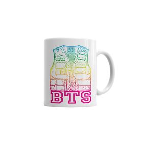 Baskı Dükkanı KB4630 Bts Porselen Kupa Bardak