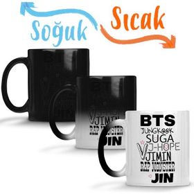 Baskı Dükkanı KB4630 Bts Porselen Kupa Bardak