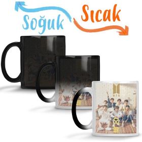 Baskı Dükkanı KB4630 Bts Porselen Kupa Bardak