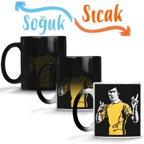 Baskı Dükkanı KB4639 Bruce Lee E Padawans Porselen Kupa Bardak