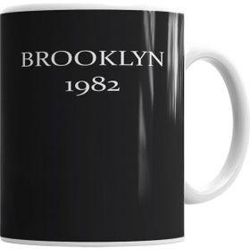 Baskı Dükkanı KB4640 Brooklyn 1982 Porselen Kupa Bardak