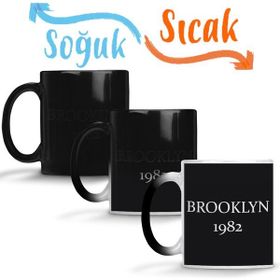 Baskı Dükkanı KB4640 Brooklyn 1982 Porselen Kupa Bardak