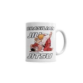 Baskı Dükkanı KB4651 Brasilian Jiu Jitsu Porselen Kupa Bardak