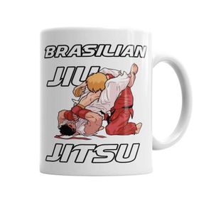 Baskı Dükkanı KB4651 Brasilian Jiu Jitsu Porselen Kupa Bardak