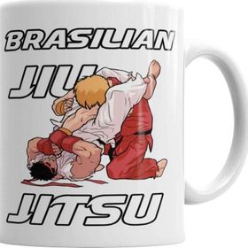 Baskı Dükkanı KB4651 Brasilian Jiu Jitsu Porselen Kupa Bardak
