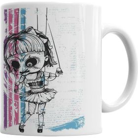 Baskı Dükkanı KB4661 Boneca Porselen Kupa Bardak