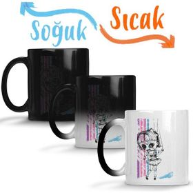 Baskı Dükkanı KB4661 Boneca Porselen Kupa Bardak