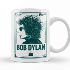 Baskı Dükkanı KB4674 Bob Dylan Porselen Kupa Bardak