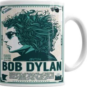 Baskı Dükkanı KB4674 Bob Dylan Porselen Kupa Bardak