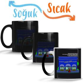 Baskı Dükkanı KB4675 Boate Azul Porselen Kupa Bardak