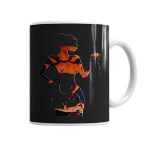 Baskı Dükkanı KB4692 Blacklight Woman Porselen Kupa Bardak