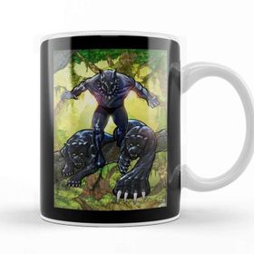 Baskı Dükkanı KB4693 Black Panther Porselen Kupa Bardak