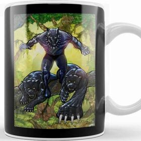 Baskı Dükkanı KB4693 Black Panther Porselen Kupa Bardak