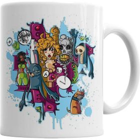 Baskı Dükkanı KB4702 Colors Porselen Kupa Bardak