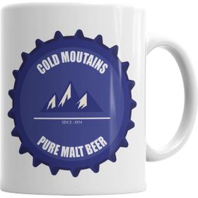 Baskı Dükkanı KB4705 Cold Moutains Beer Porselen Kupa Bardak
