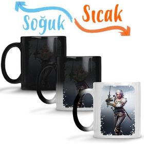 Baskı Dükkanı KB4721 Ciri The Witcher Porselen Kupa Bardak