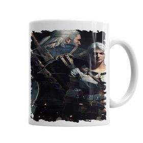 Baskı Dükkanı KB4722 Ciri E Geralt De Rivia Porselen Kupa Bardak
