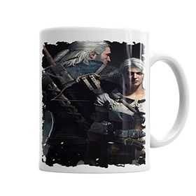 Baskı Dükkanı KB4722 Ciri E Geralt De Rivia Porselen Kupa Bardak