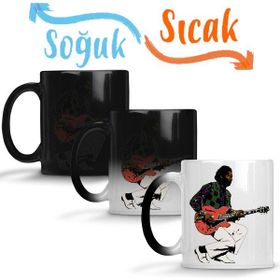 Baskı Dükkanı KB4734 Chuck Berry Porselen Kupa Bardak