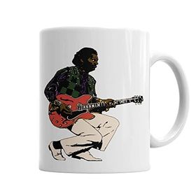 Baskı Dükkanı KB4734 Chuck Berry Porselen Kupa Bardak