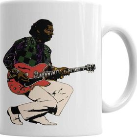 Baskı Dükkanı KB4734 Chuck Berry Porselen Kupa Bardak
