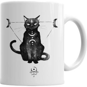 Baskı Dükkanı KB4763 Cats Kedi Porselen Kupa Bardak