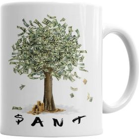 Baskı Dükkanı KB4772 Cash Sant Dolar Porselen Kupa Bardak