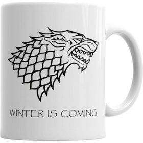 Baskı Dükkanı KB4776 Casa Stark Goot Winter Is Coming Porselen Kupa Bardak