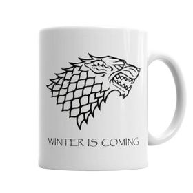 Baskı Dükkanı KB4776 Casa Stark Goot Winter Is Coming Porselen Kupa Bardak