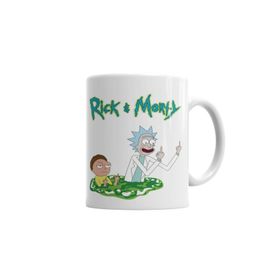 Baskı Dükkanı KB4779 Cartoon Rick E Morty Porselen Kupa Bardak