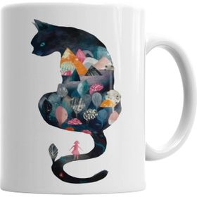 Baskı Dükkanı KB4782 Carta Cassino Kedi Cats Porselen Kupa Bardak