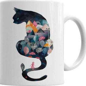 Baskı Dükkanı KB4782 Carta Cassino Kedi Cats Porselen Kupa Bardak