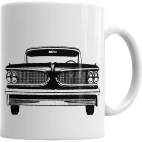 Baskı Dükkanı KB4783 Carro Vintage Araba Porselen Kupa Bardak