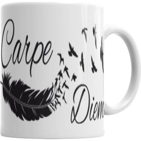 Baskı Dükkanı KB4784 Carpe Diem Porselen Kupa Bardak