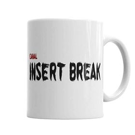 Baskı Dükkanı KB4789 Canal Insert Break Porselen Kupa Bardak