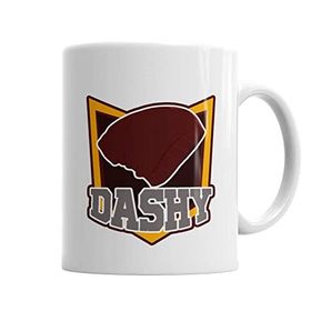 Baskı Dükkanı KB4794 Camisa Dashy Red Cap Porselen Kupa Bardak