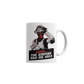 Baskı Dükkanı KB4808 Deadpool Shhh Porselen Kupa Bardak
