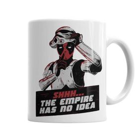 Baskı Dükkanı KB4808 Deadpool Shhh Porselen Kupa Bardak