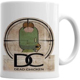 Baskı Dükkanı KB4815 Dead Chicken Porselen Kupa Bardak
