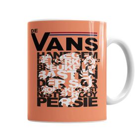 Baskı Dükkanı KB4819 De Vans Futebol Holandes Porselen Kupa Bardak