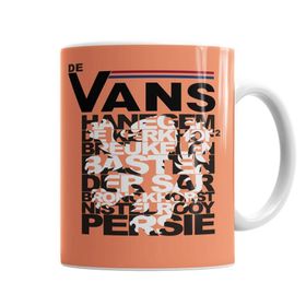 Baskı Dükkanı KB4819 De Vans Futebol Holandes Porselen Kupa Bardak