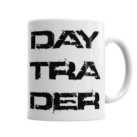 Baskı Dükkanı KB4820 Day Trader Porselen Kupa Bardak